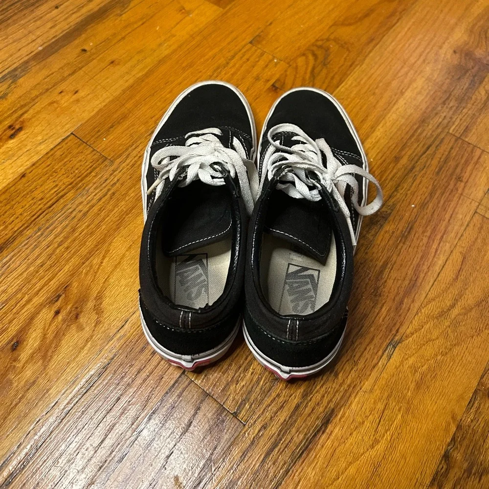 Vans Black and White Old Skool Sneakers